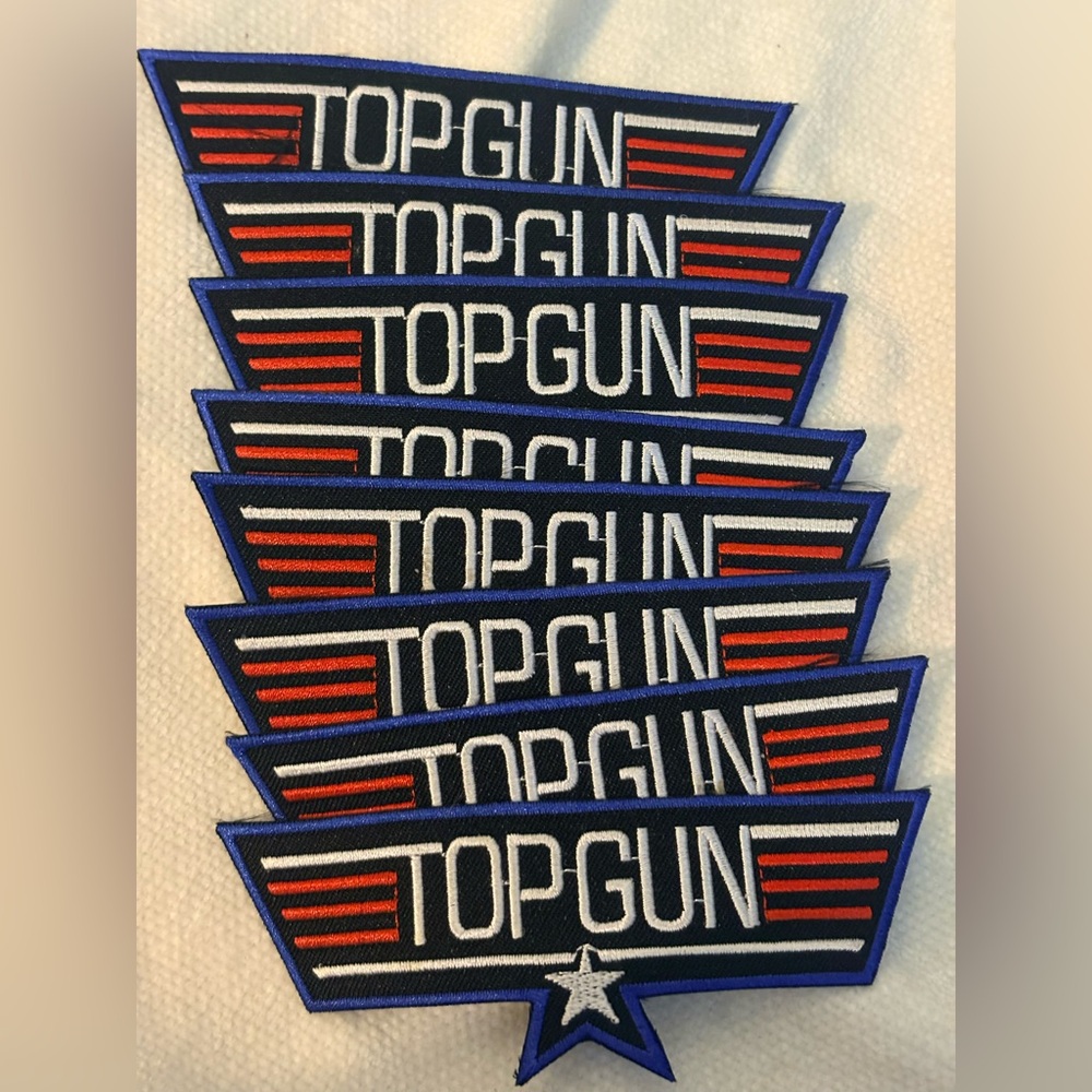Top Gun patches set of 8 brand new
